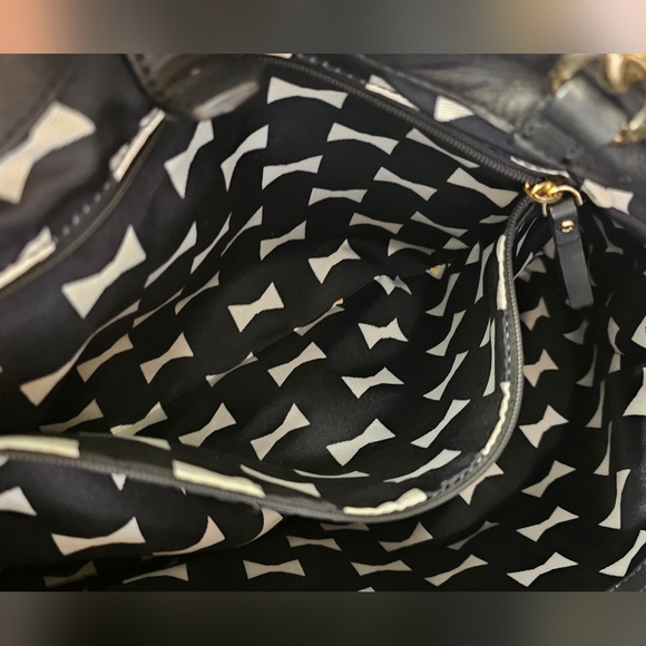 Kate Spade Black Veranda Place Woven Leather Maryanne Satchel Handbag EUC - Picture 8 of 14